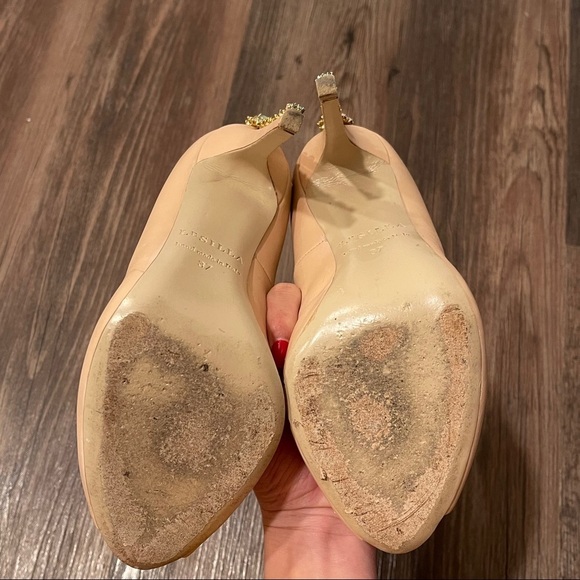 LeSilla SHOES. Décolleté w Jewel on the heel. Leather. MADE IN ITALY. 7 or 37IT - Picture 12 of 16